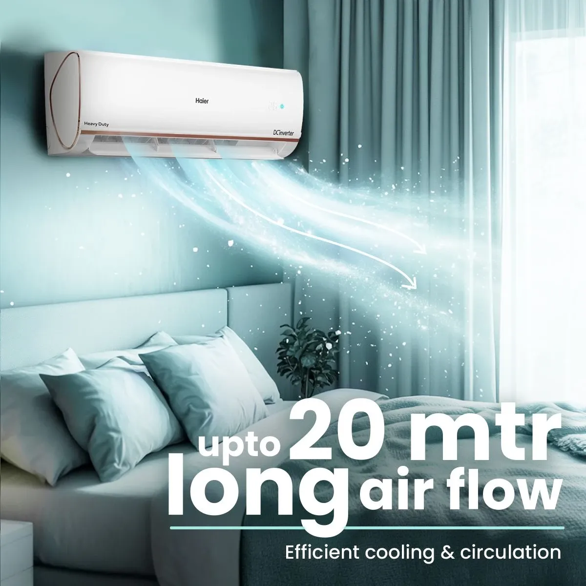 Haier HS18K-PYAIR3BN-INV 1.5 Ton 3 Star 2025 Inverter Split AC